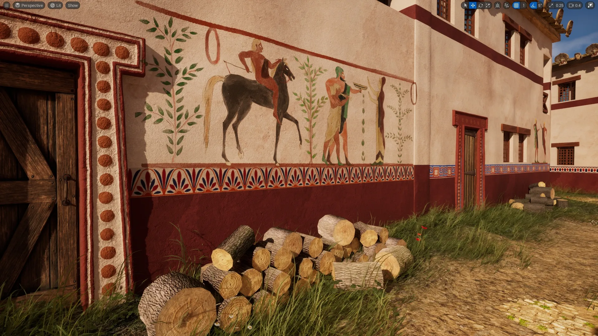 Housing and frescoes