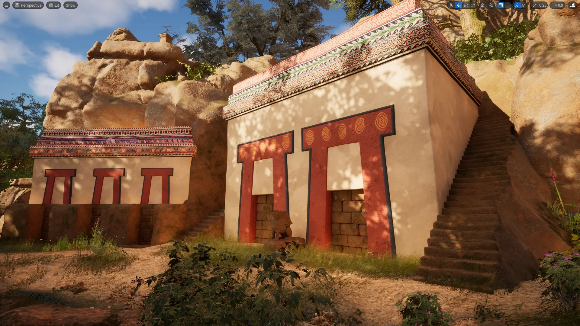 Same Royal tomb in game