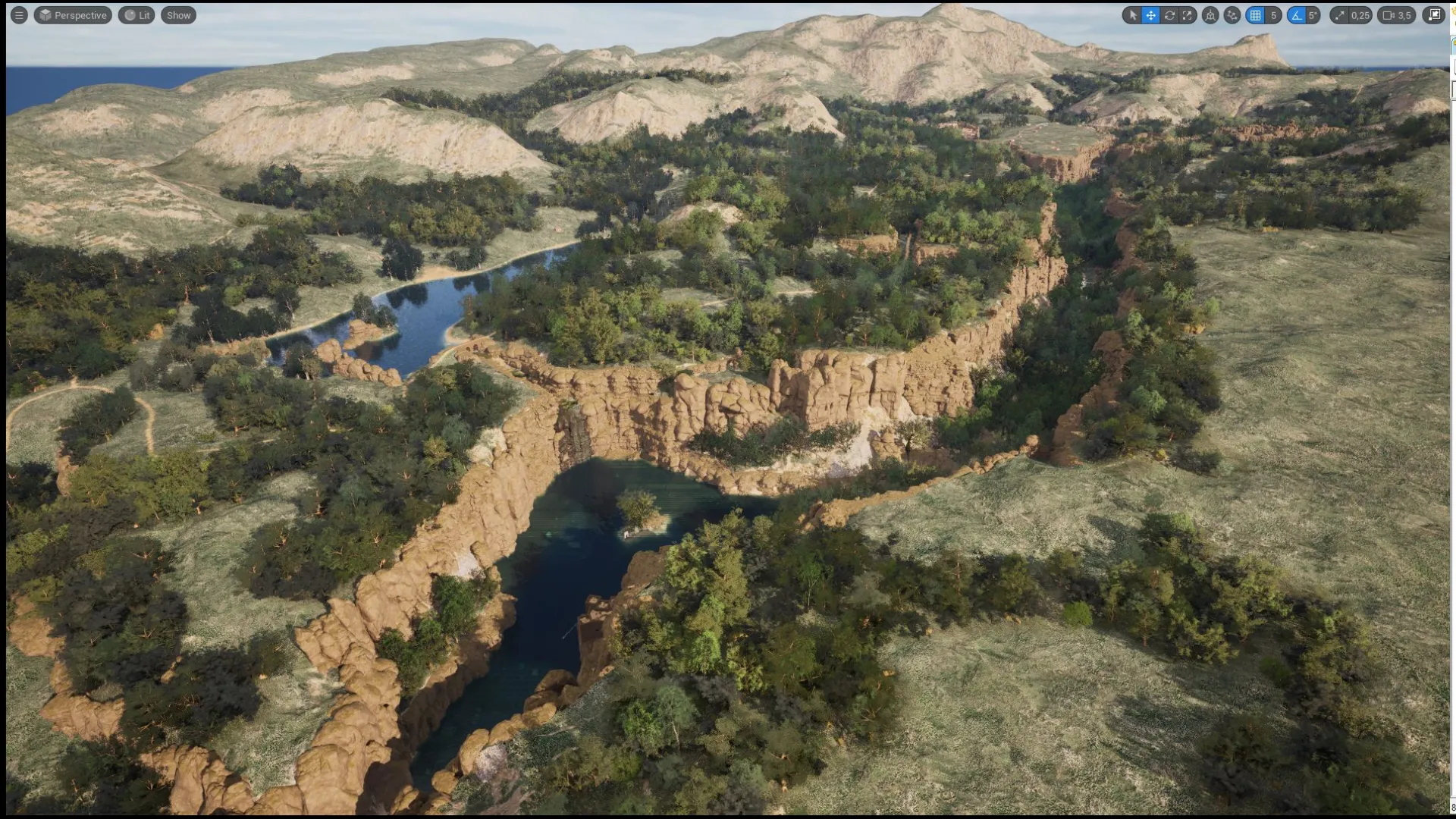 Second and third lake