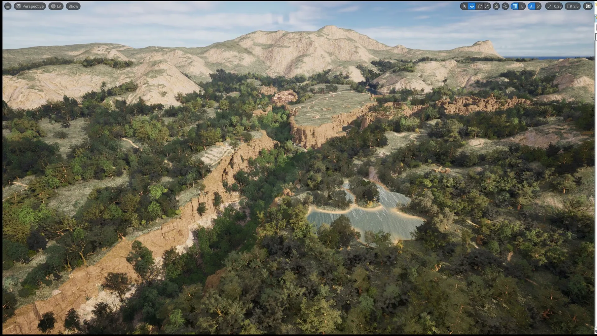 The main canyon and the swamp